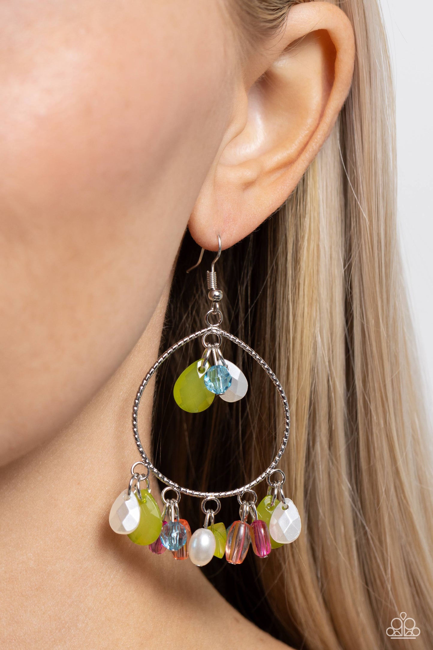 Paparazzi Earrings - Elite Expression - Multi