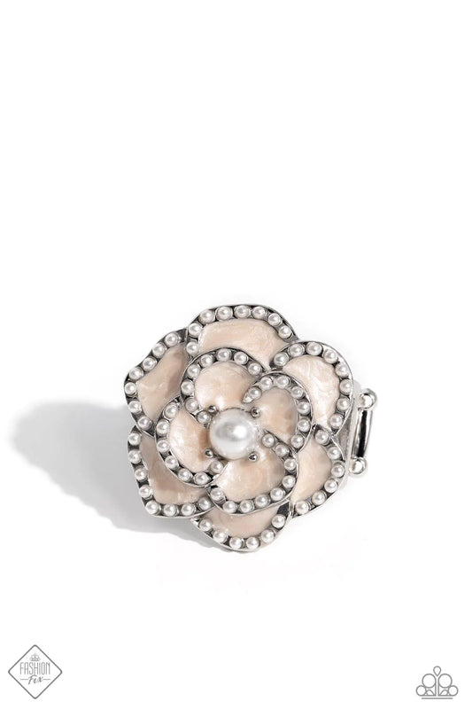 Paparazzi Rings - Debonair Delight - White - Fashion Fix