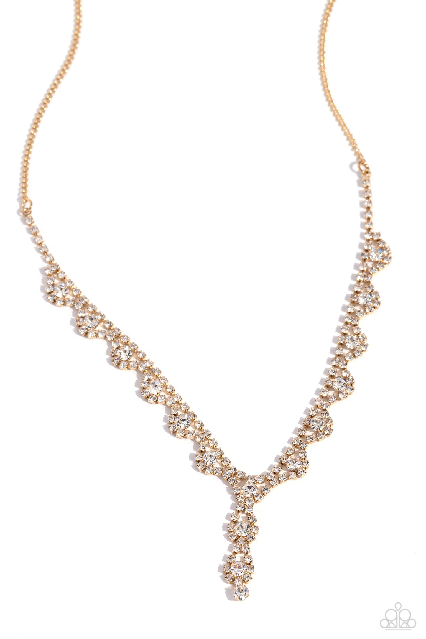 Paparazzi Necklaces - Executive Embellishment - Gold