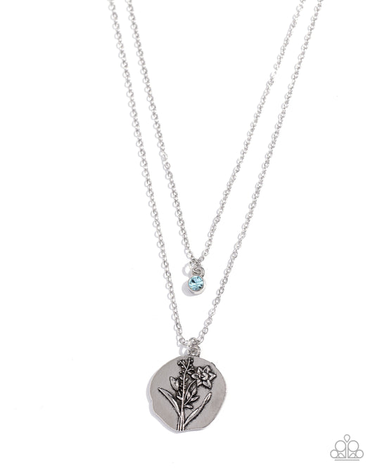 Paparazzi Necklaces - Birthstone Beauty - Blue