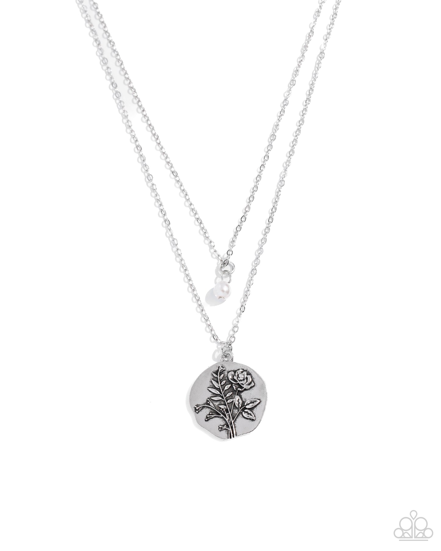 Paparazzi Necklaces - Birthstone Beauty - White