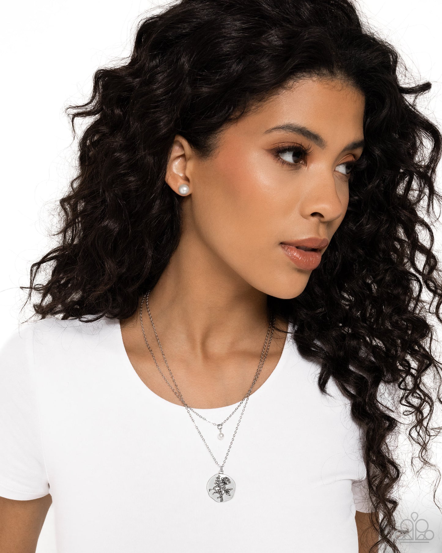 Paparazzi Necklaces - Birthstone Beauty - White