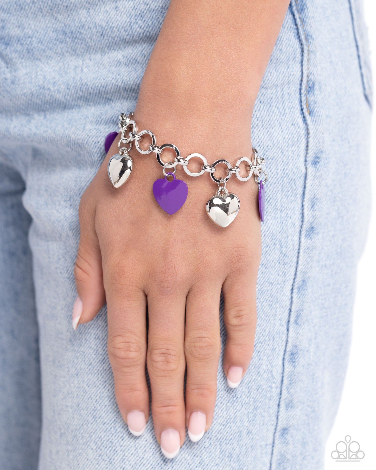 Paparazzi Bracelets - Whole Lotta Love - Purple