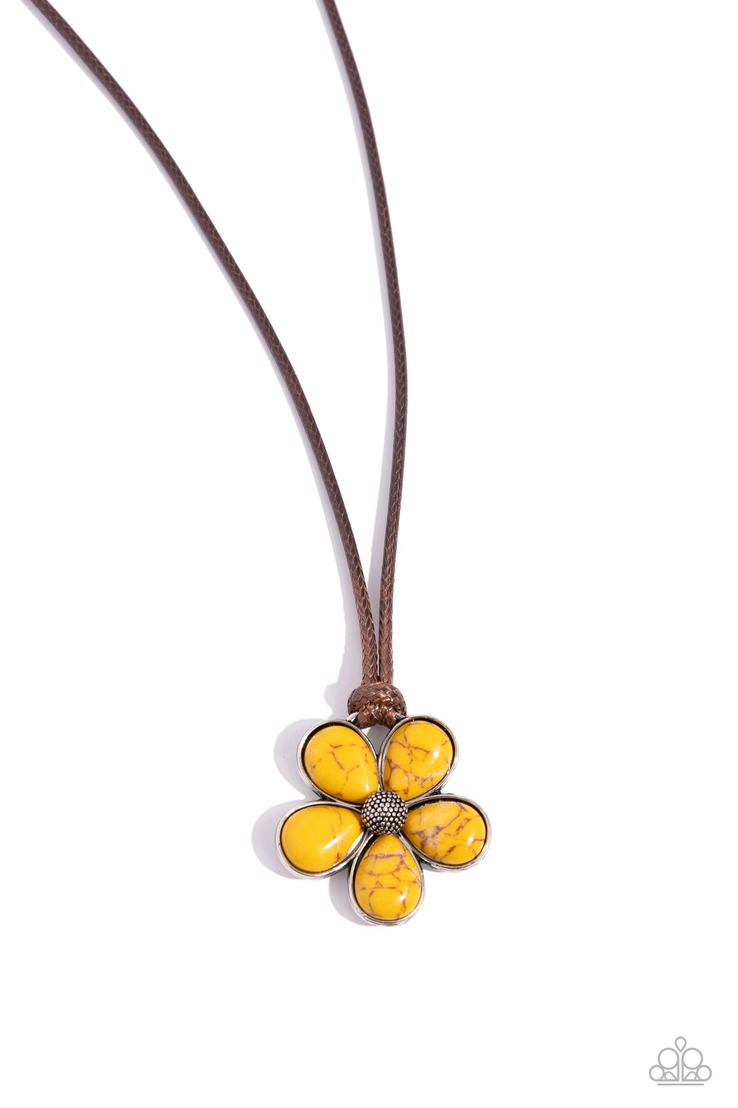 Paparazzi Necklaces - Budding Badlands - Yellow