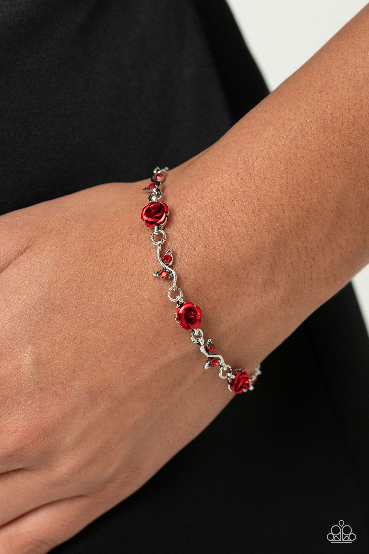 Paparazzi Bracelets - Roses Supposes - Red