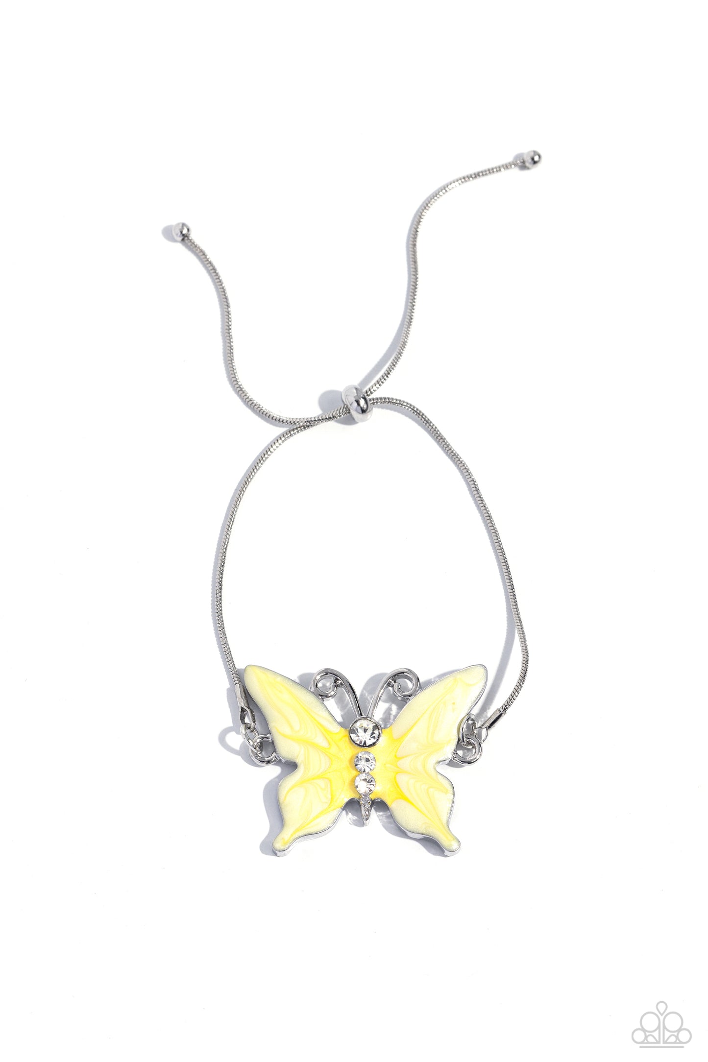 Paparazzi Bracelets - Aerial Adornment - Yellow