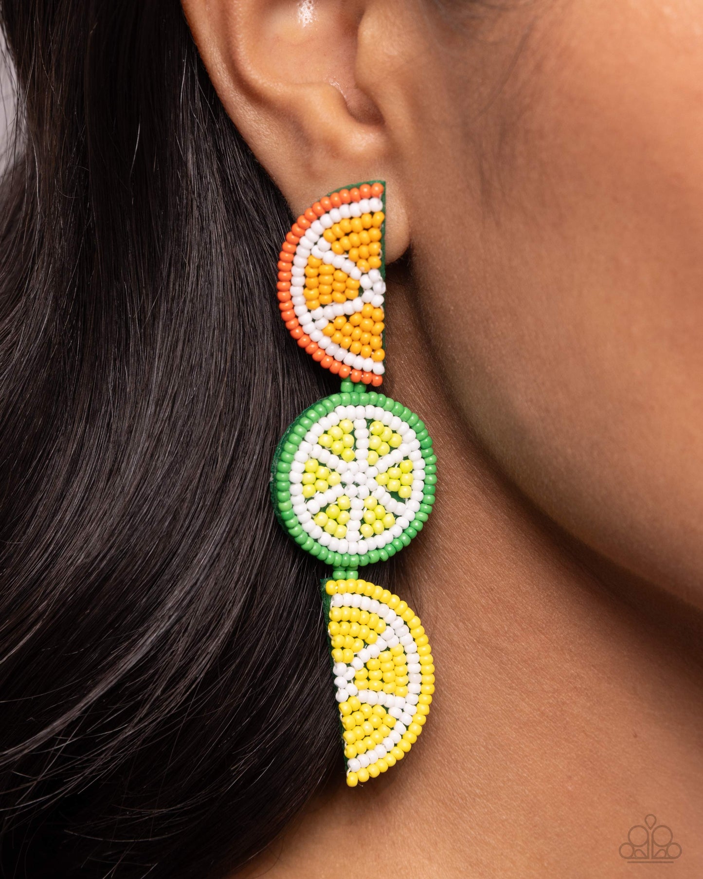 Paparazzi Earrings - Fresh Fruit - Multi