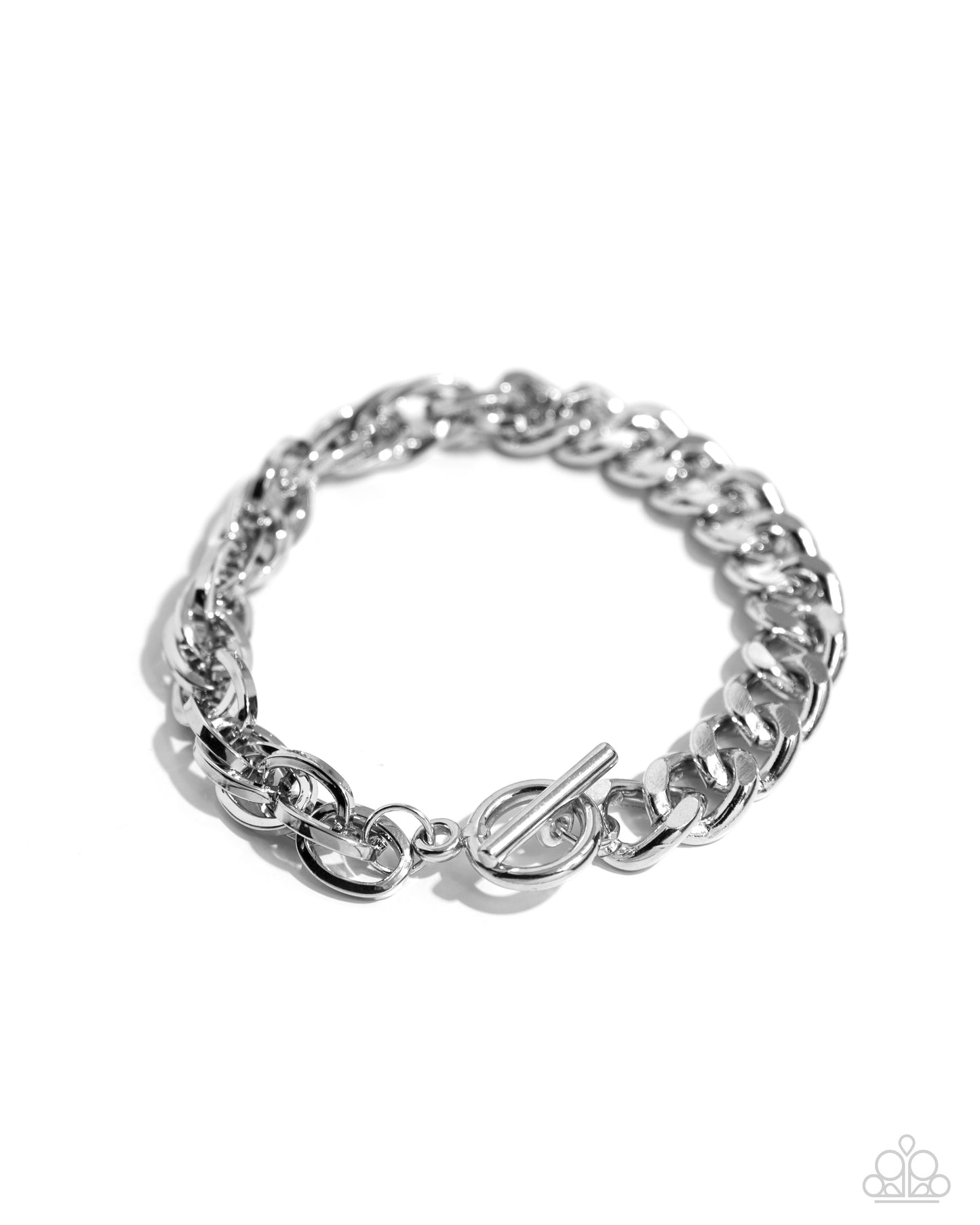 Paparazzi Men’s Collection - Mismatched Masterpiece - Silver