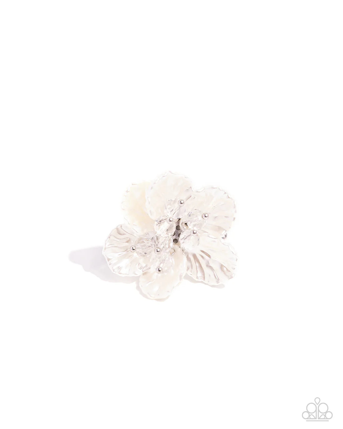 Paparazzi Rings - Petal Pact - White