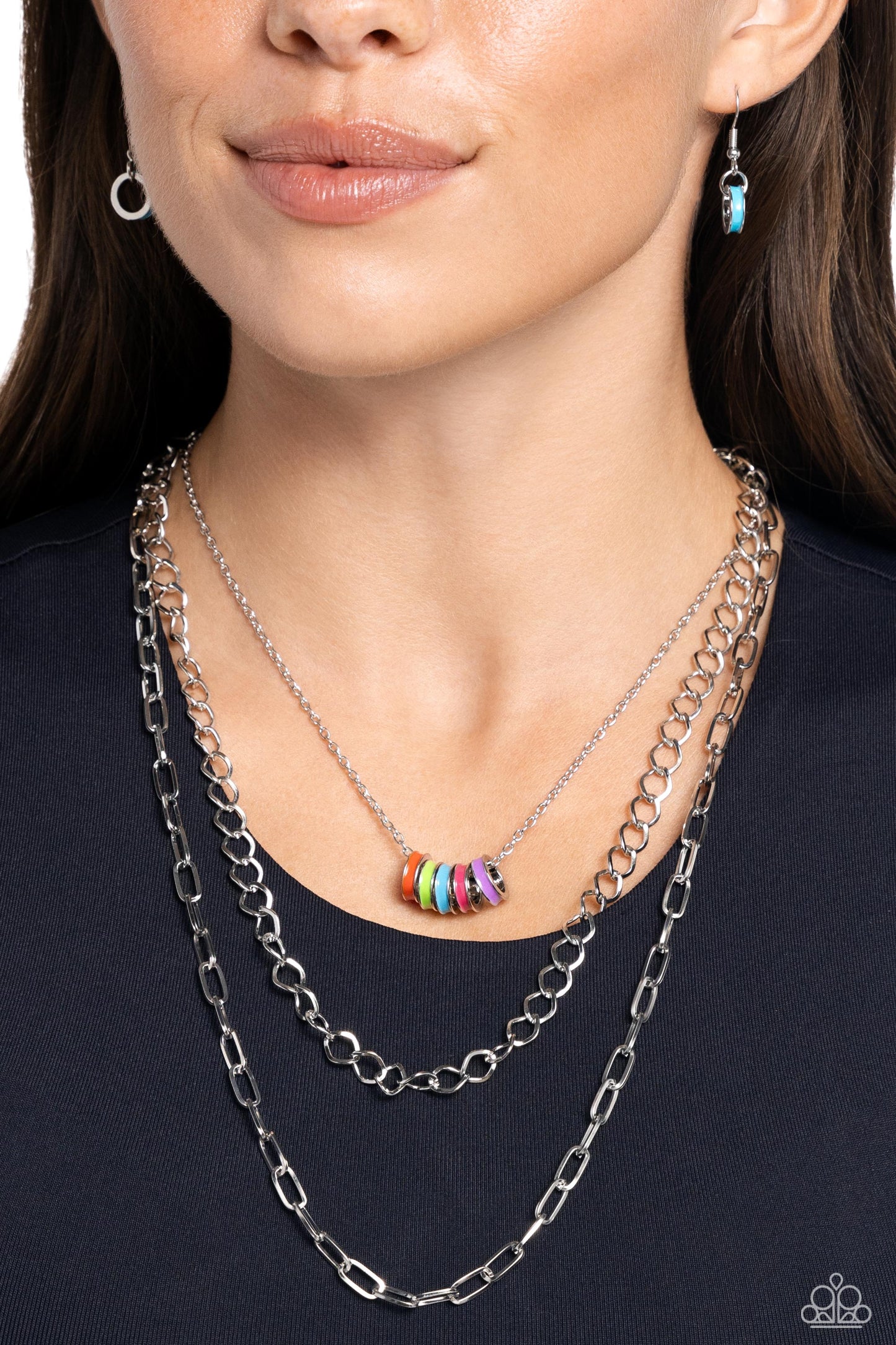 Paparazzi Necklaces - Colorful Cadet - Multi