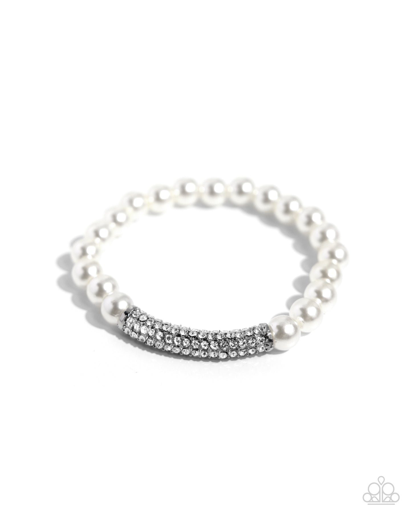 Paparazzi Bracelets - Elegance Embodied - White