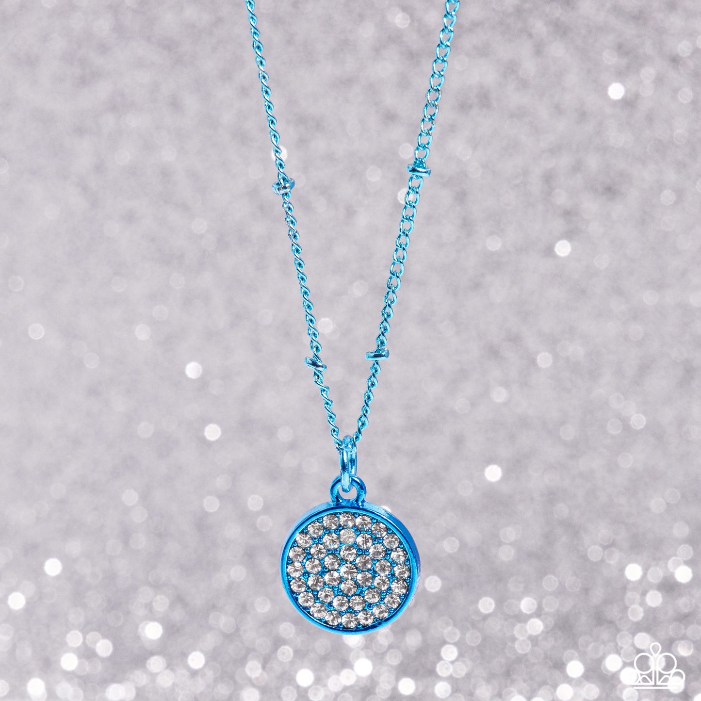 Paparazzi Necklaces - Bejeweled Basic - Blue