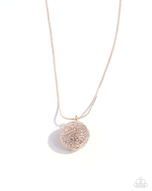 Paparazzi Necklaces - Bedazzled Bravado - Rose Gold