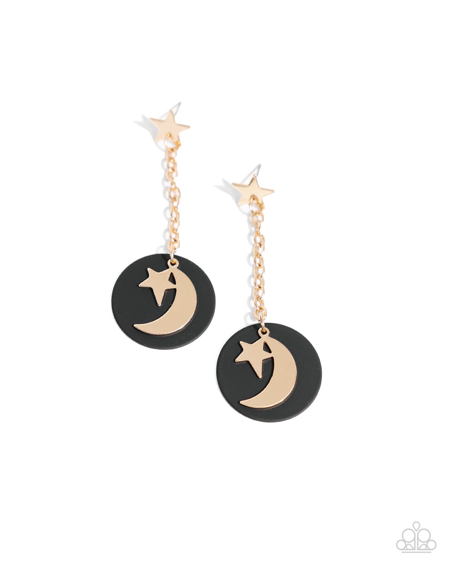 Paparazzi Earrings - Celestial Change - Gold