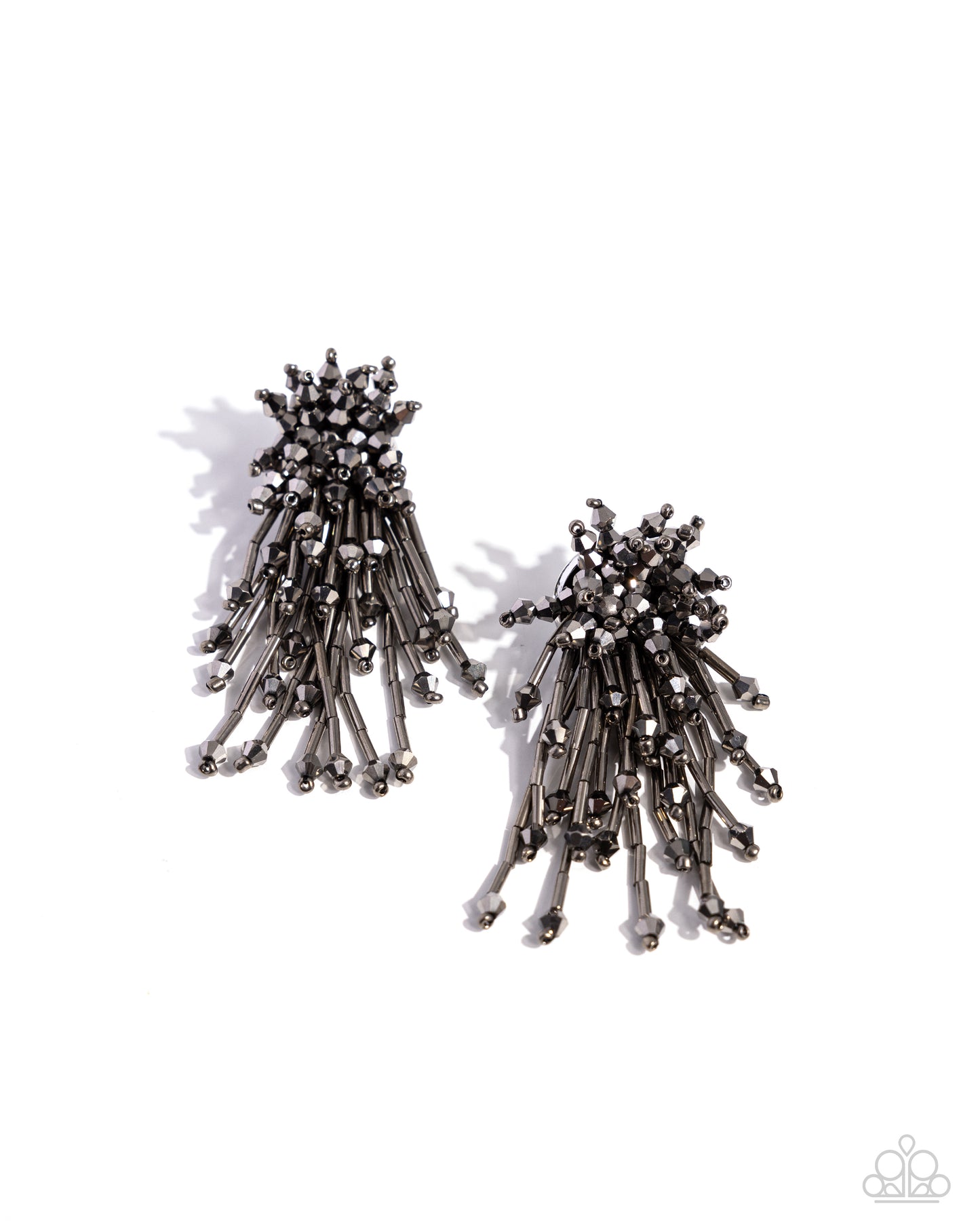 Paparazzi Earrings - Congratulatory Charm - Silver