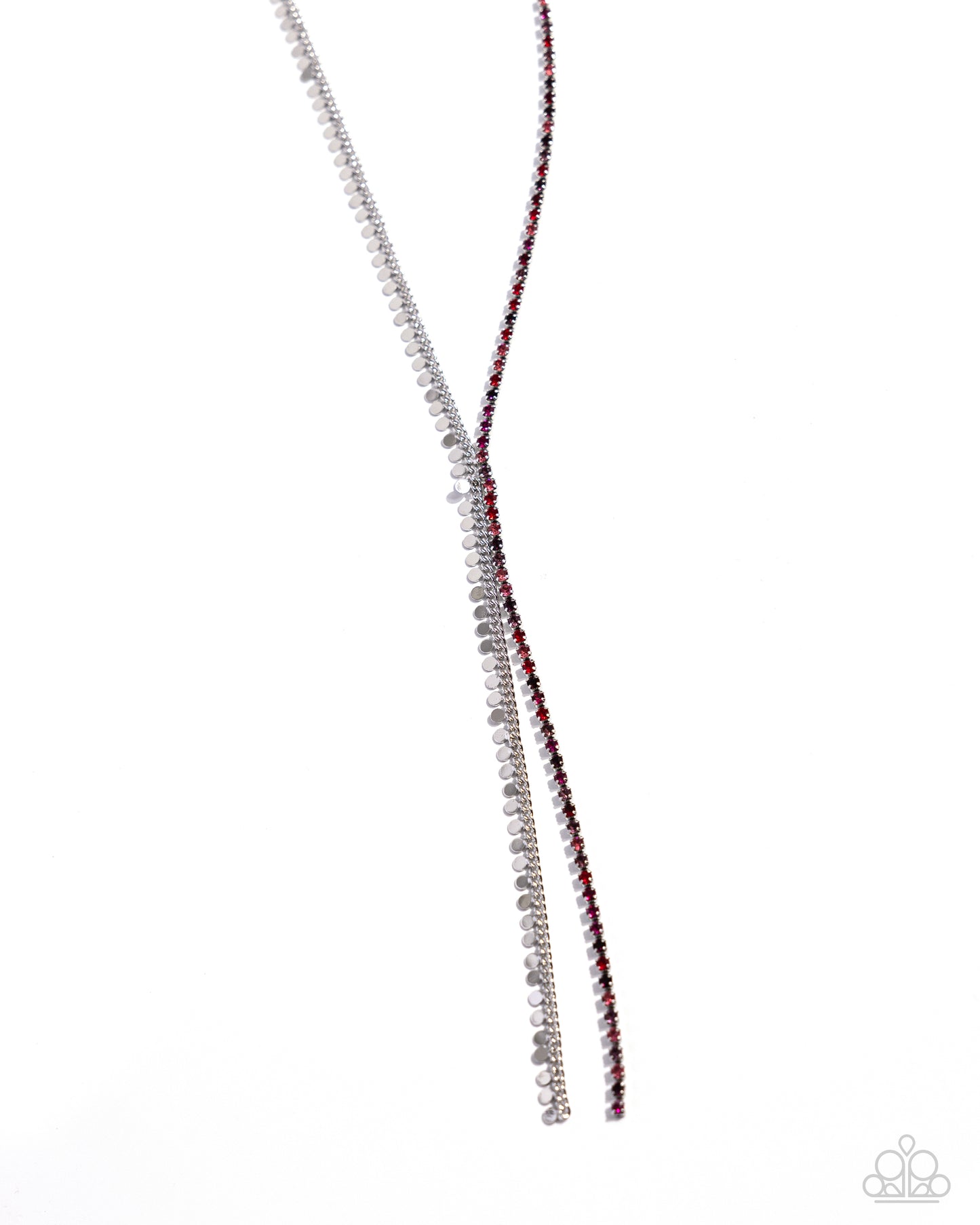 Paparazzi Necklaces - Elongated Eloquence - Red