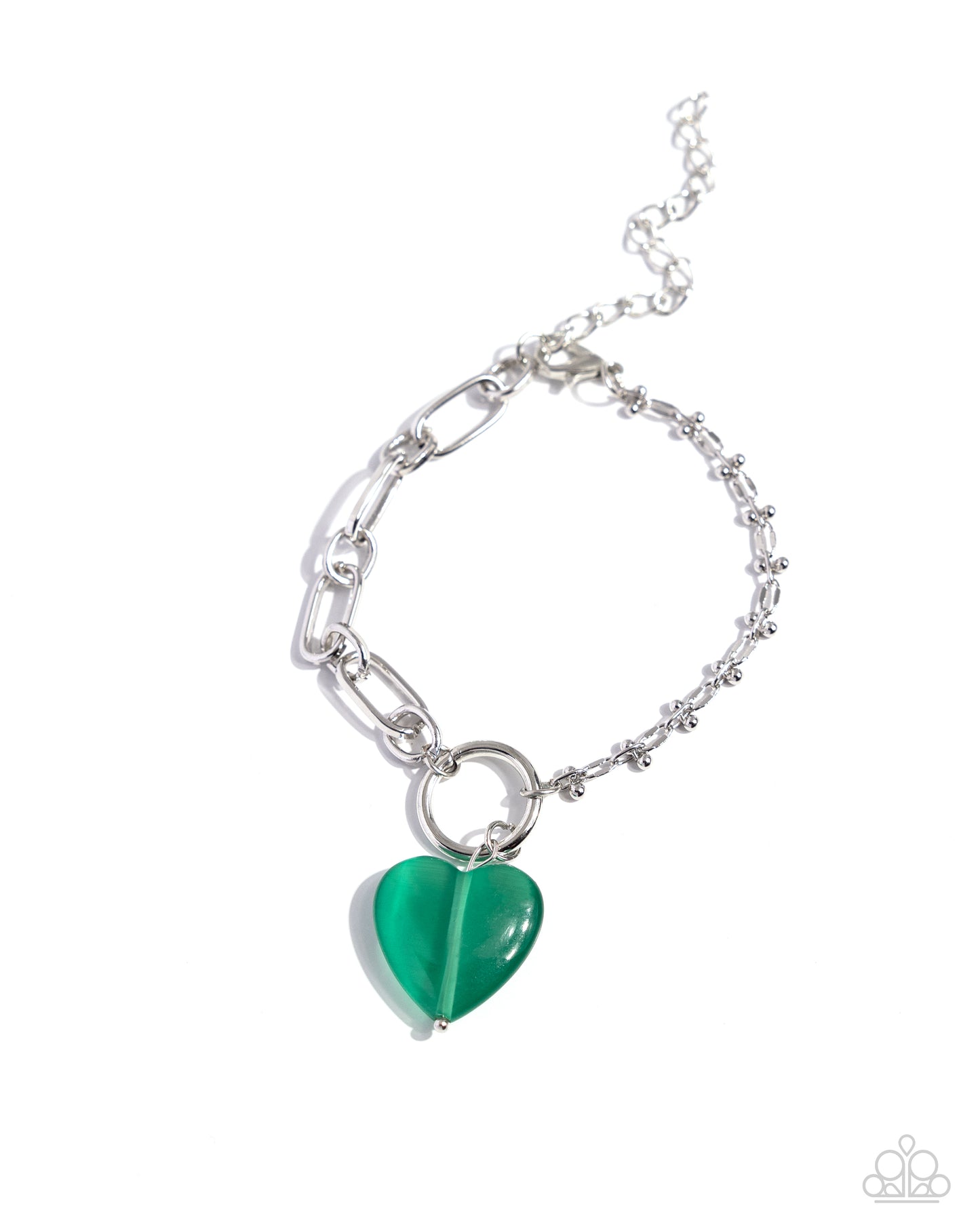 Paparazzi Bracelets - HEART Restoration - Green