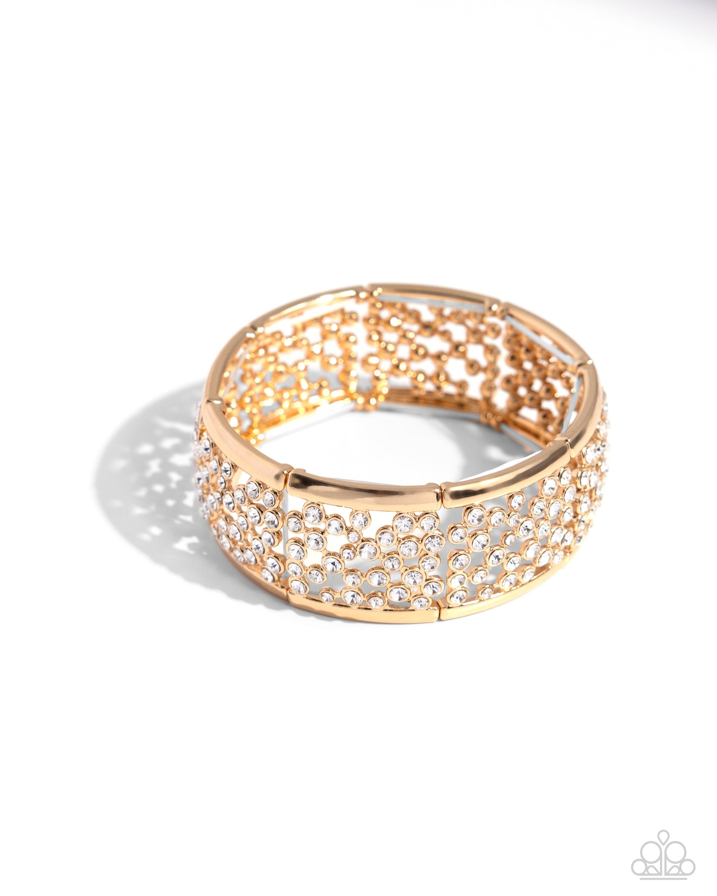 Paparazzi Bracelets - Subtly Scattered - Gold