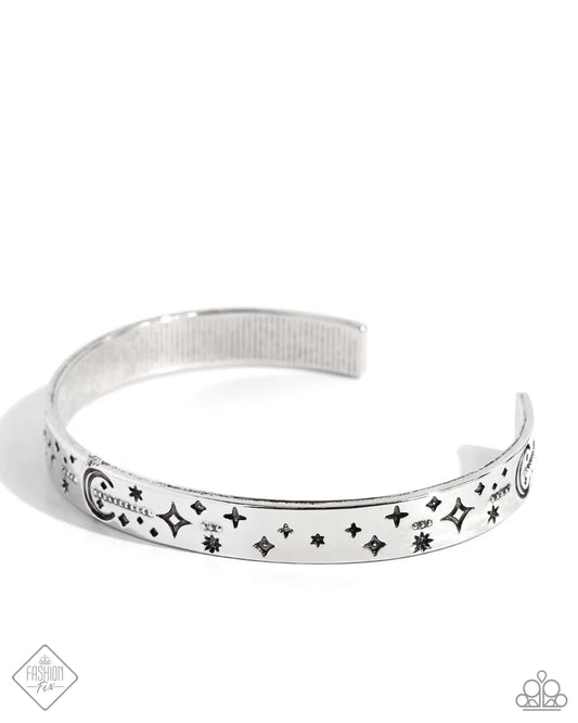Paparazzi Bracelets - Celestial Captain - Silver - Fashion Fix