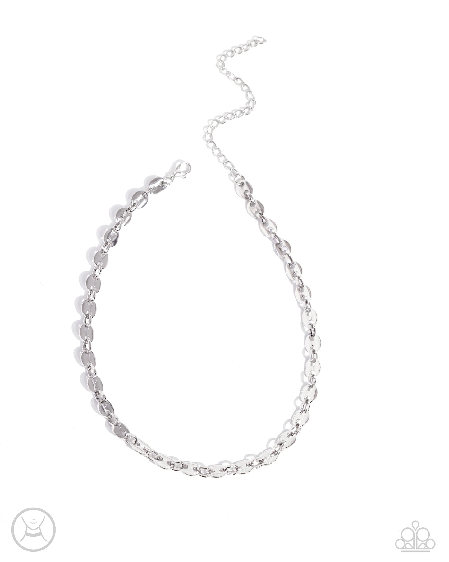 Paparazzi Necklaces - Abstract Advocate - Silver