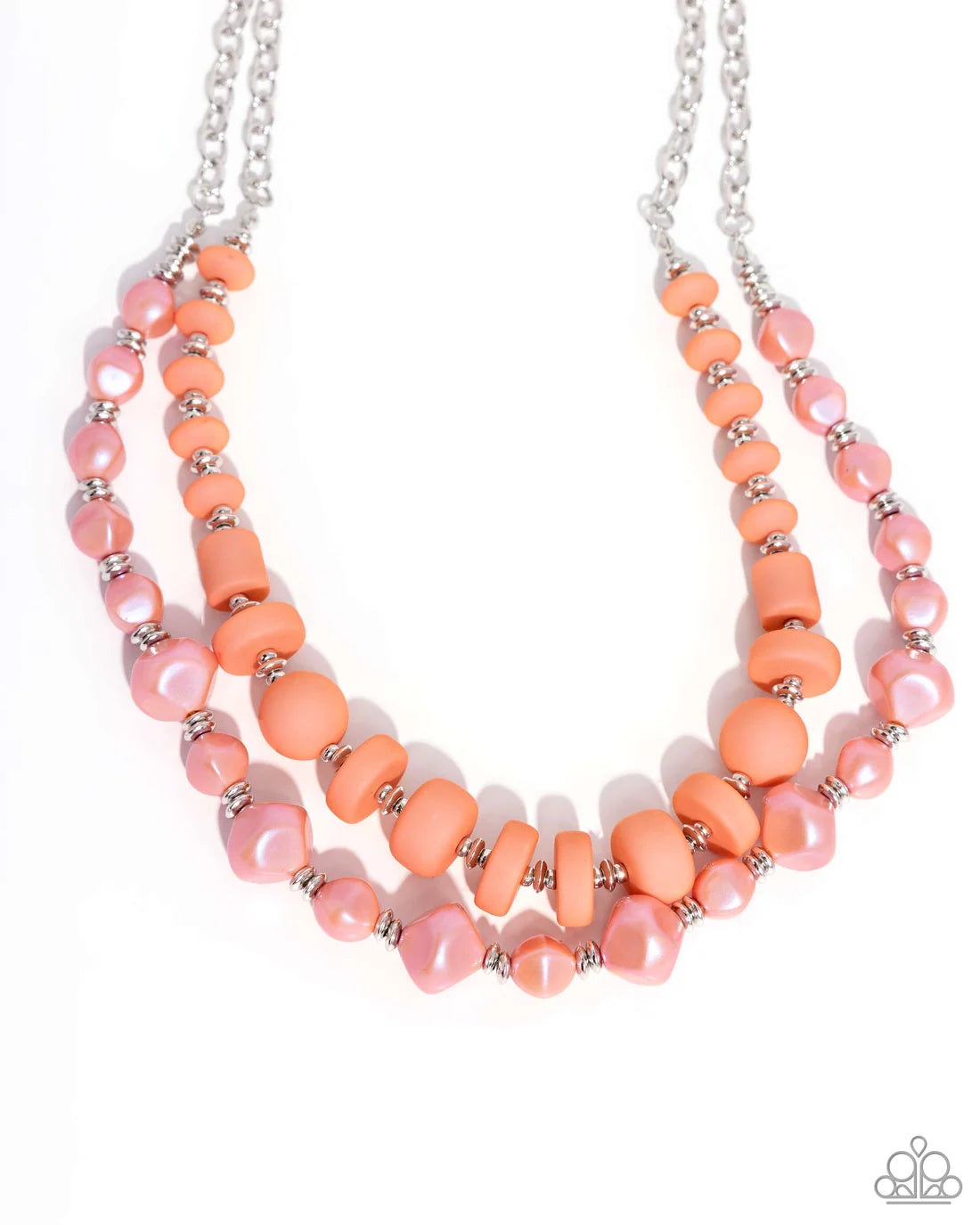 Paparazzi Necklaces - Shape Shifting Sense - Orange