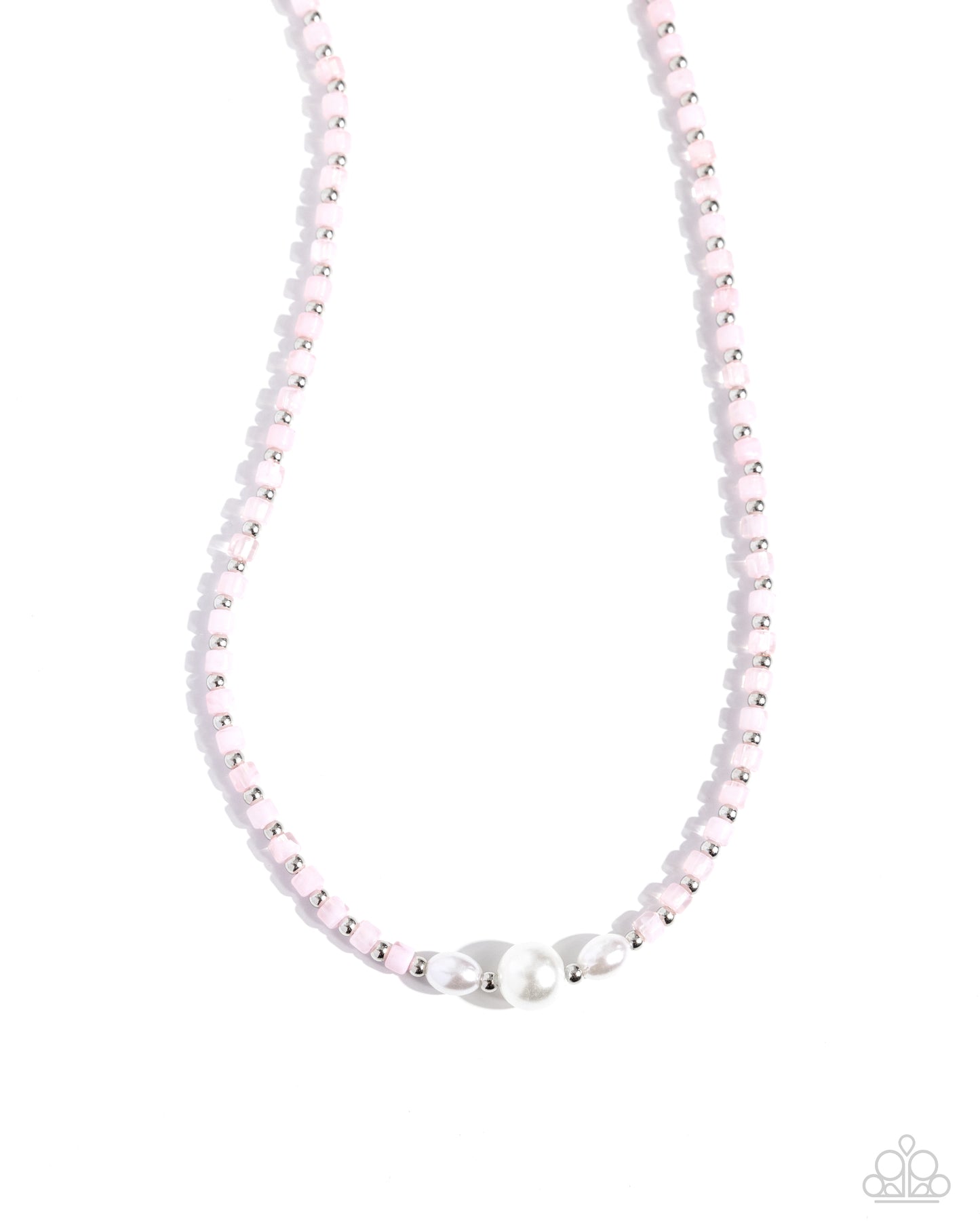 Paparazzi Necklaces - Fight Like a PEARL - Pink