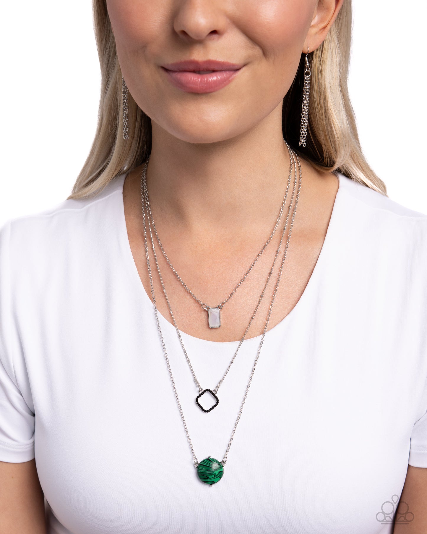 Paparazzi Necklaces - Playfully Panache - Green