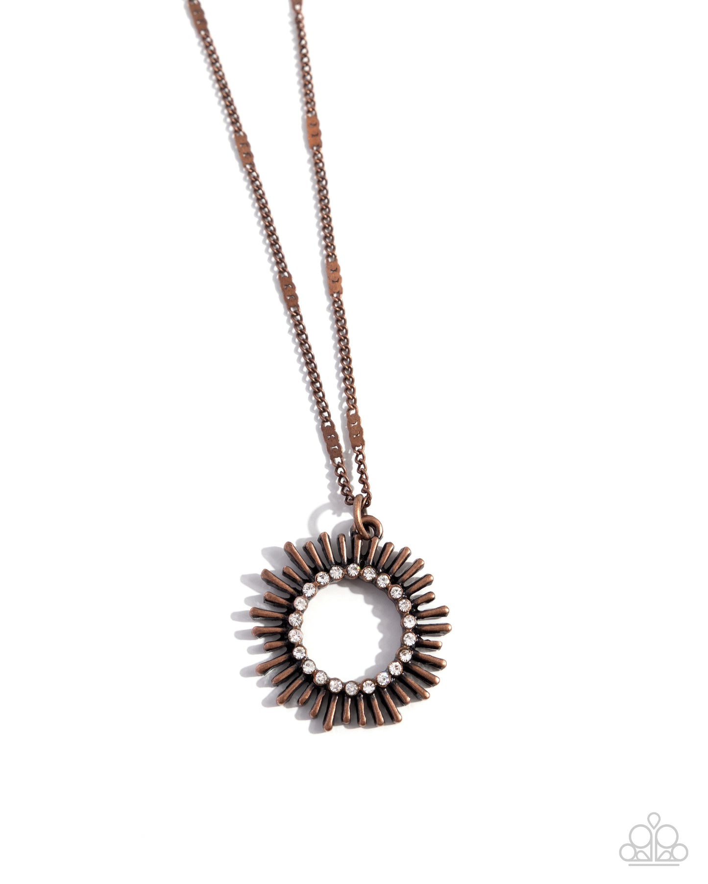 Paparazzi Necklaces - Sunburst Surprise - Copper