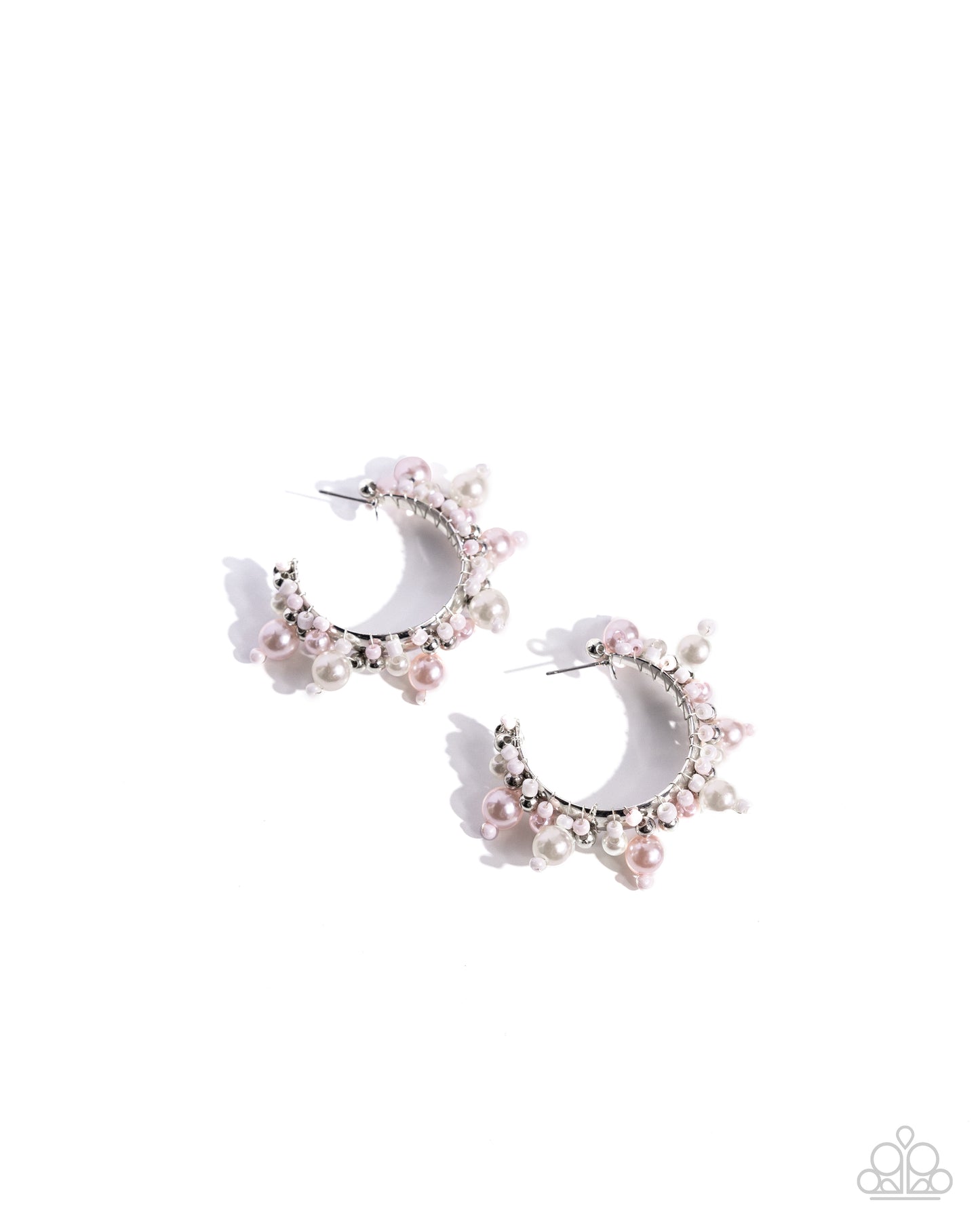 Paparazzi Earrings - Elite Expense - Pink