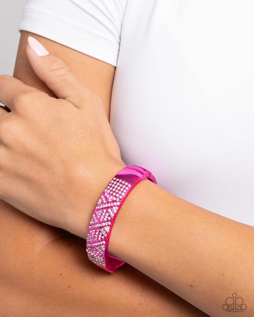 Paparazzi PREORDER Bracelets - Refulgent Rebel - Pink