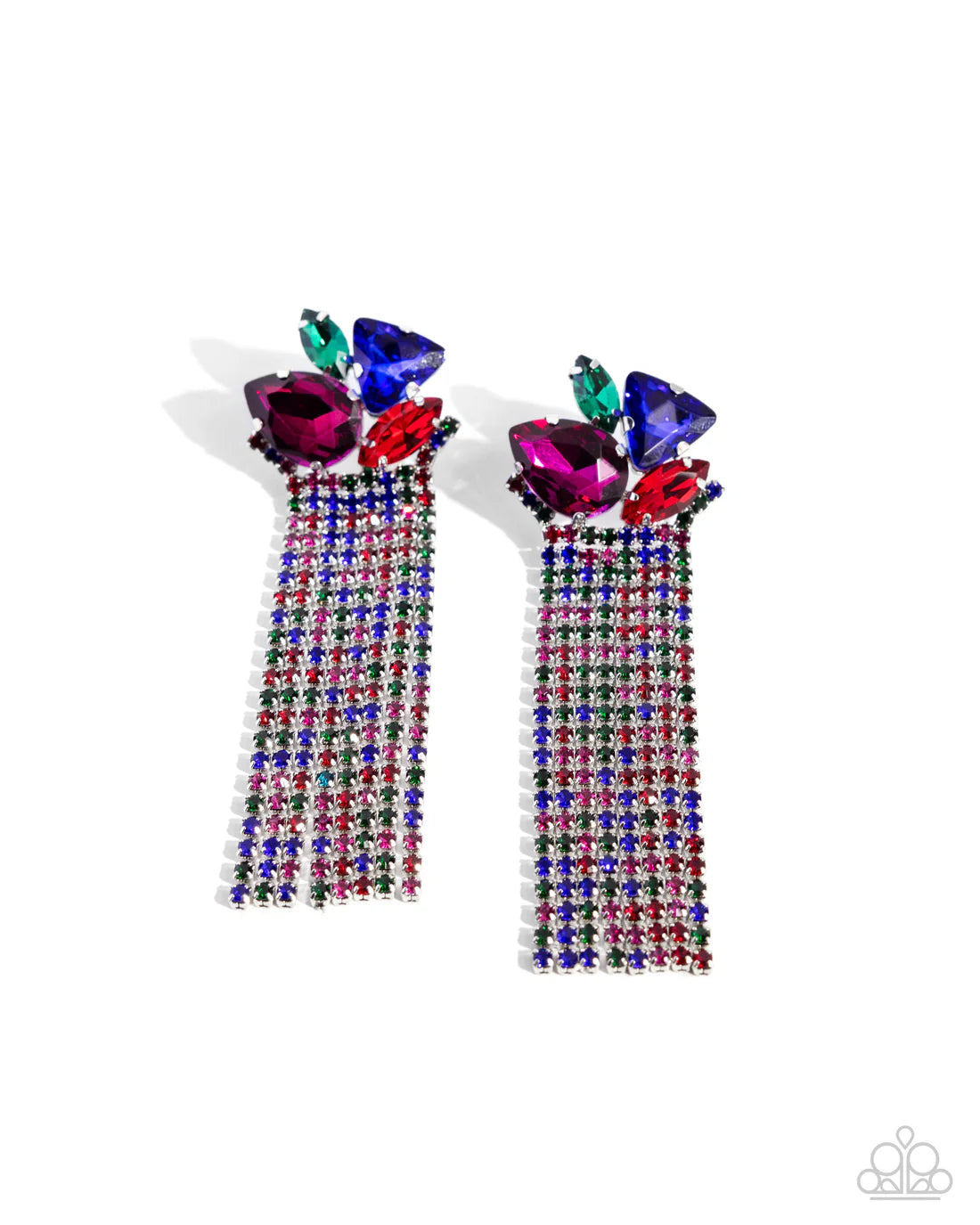 Paparazzi Earrings - Blinding Blend - Multi