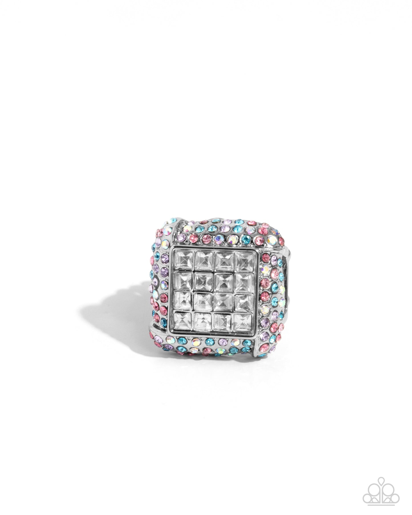 Paparazzi Rings - Medium SQUARE - Multi