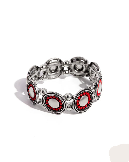 Paparazzi Bracelets - Pendant Paladin - Red