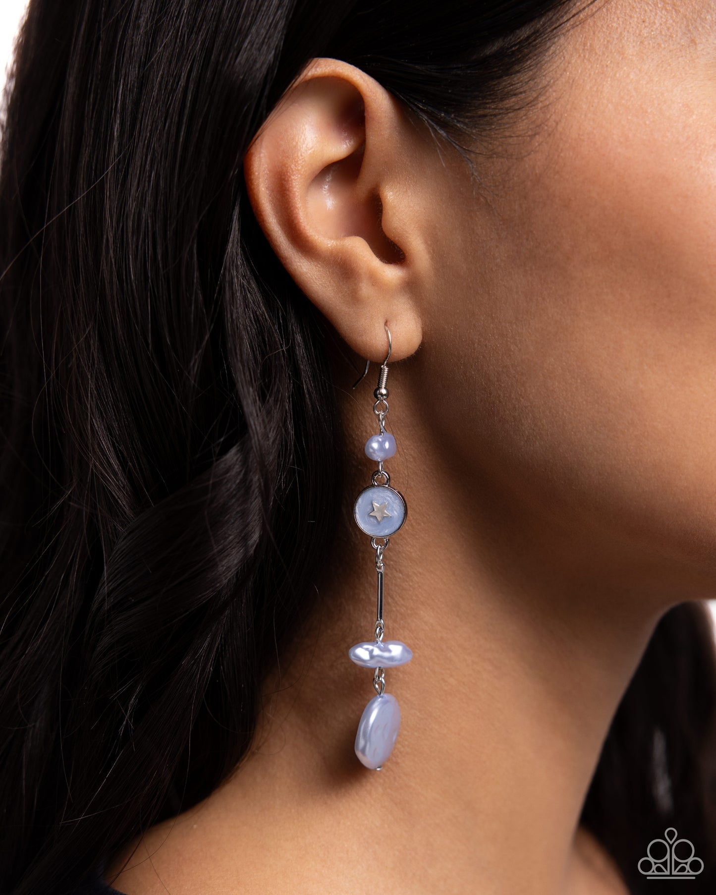 Paparazzi Earrings - Blissful Balance - Blue