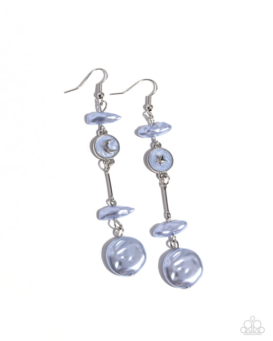 Paparazzi Earrings - Blissful Balance - Blue