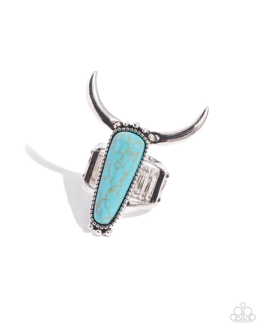 Paparazzi Rings - Longhorn Luxe - Blue