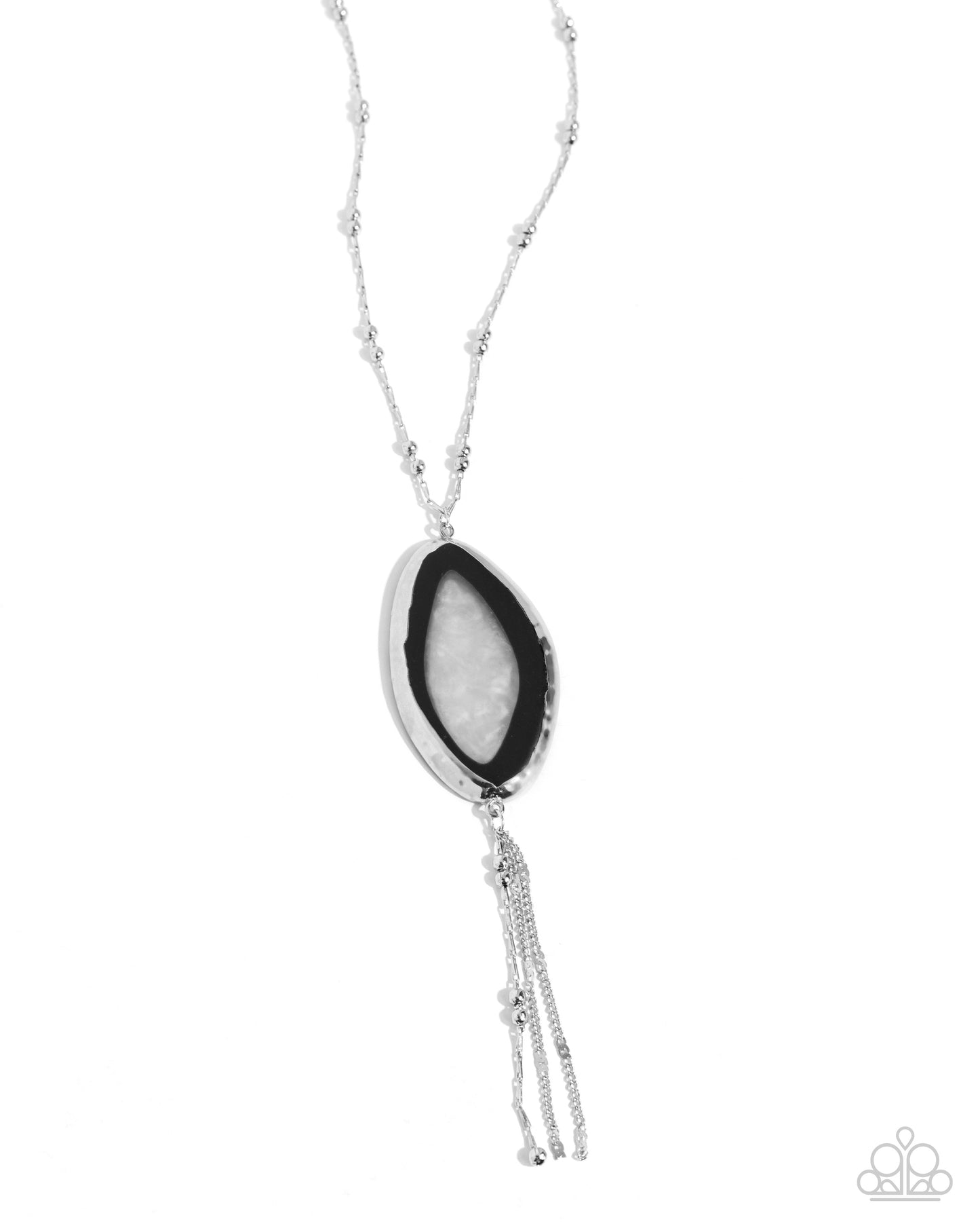 Paparazzi Necklaces - Geode Gamble - Black