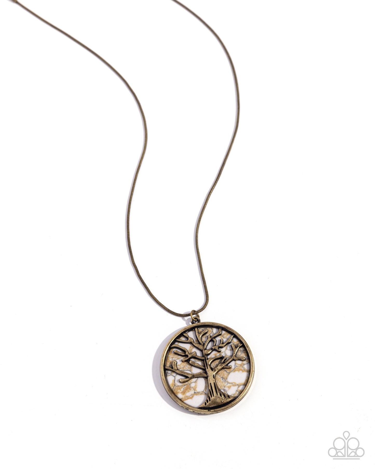 Paparazzi Necklaces - Tree Talisman - Brass