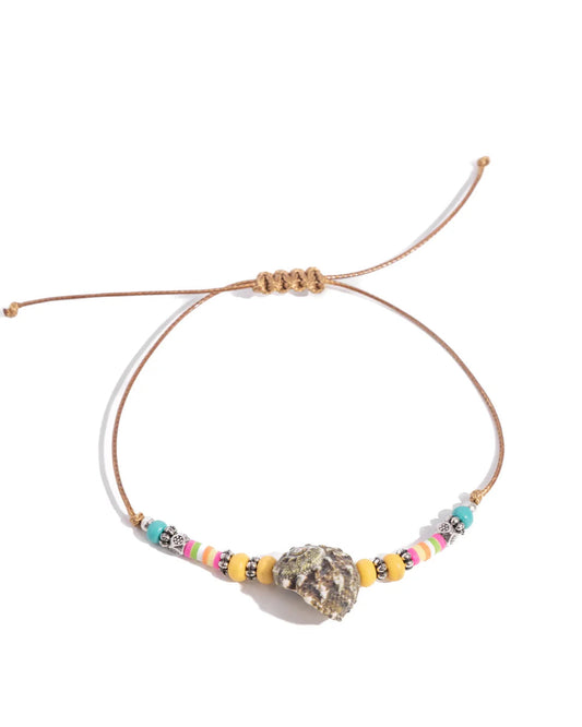 Paparazzi Anklets - Break the Shell - Yellow
