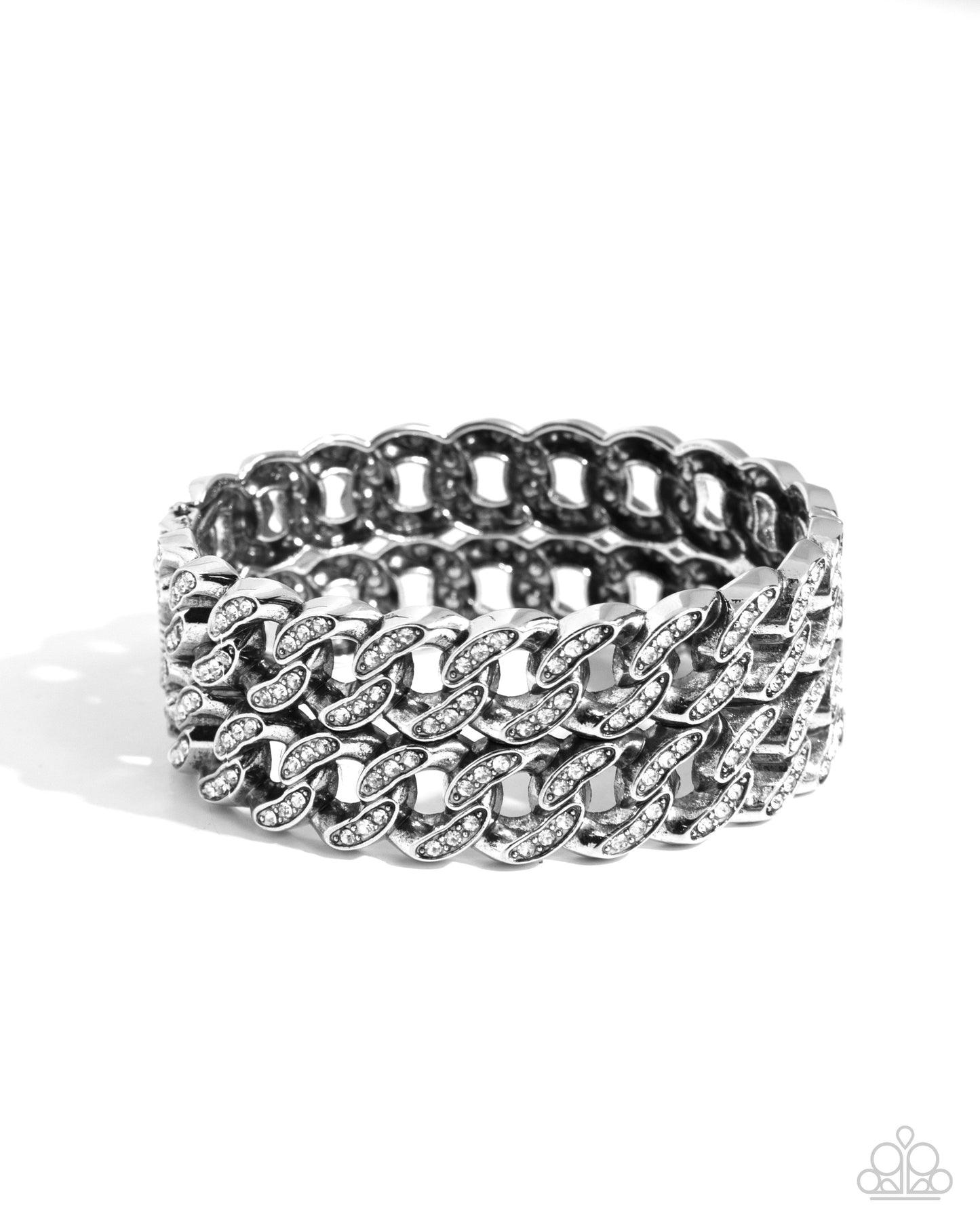 Paparazzi Bracelets - Braided Bandit - White