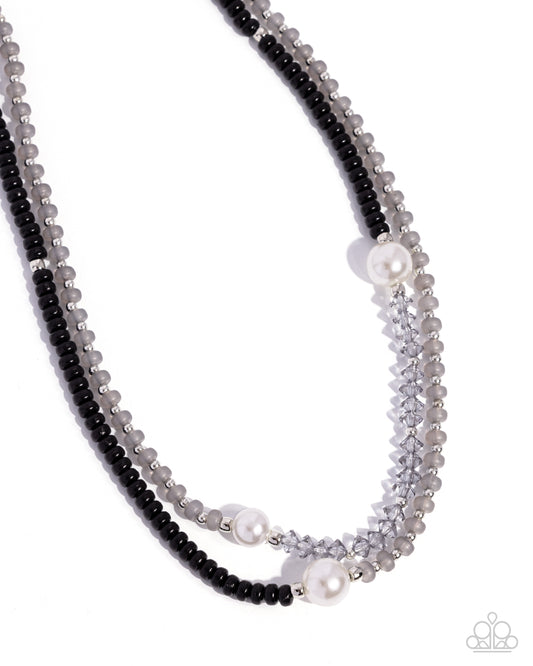 Paparazzi Necklaces - Malibu Medley - Black