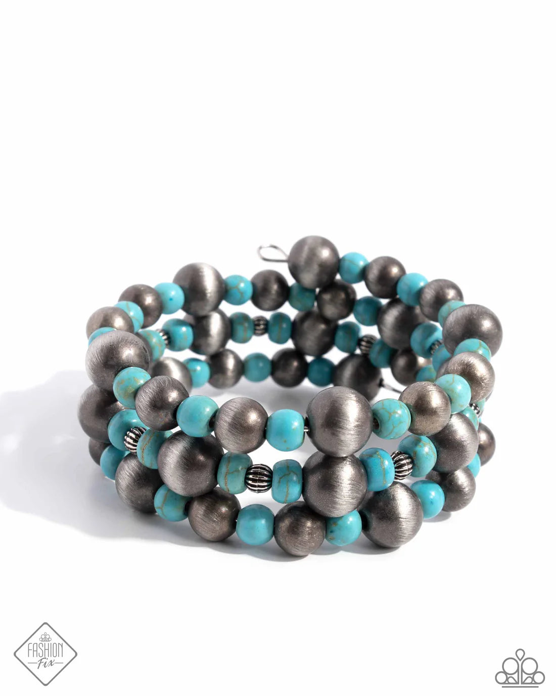 Paparazzi Bracelets - Desert Demand - Blue - Fashion Fix