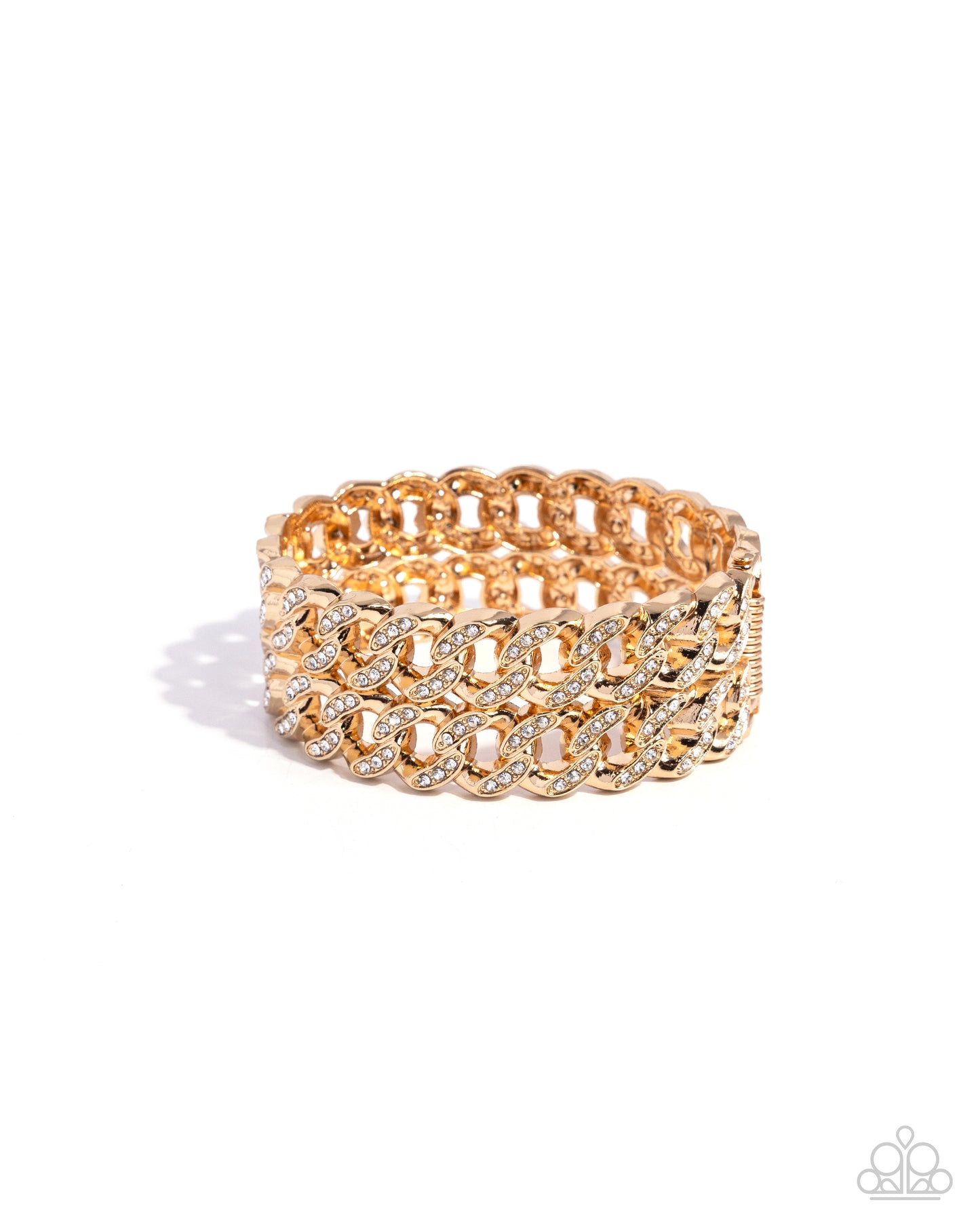 Paparazzi Bracelets - Braided Bandit - Gold