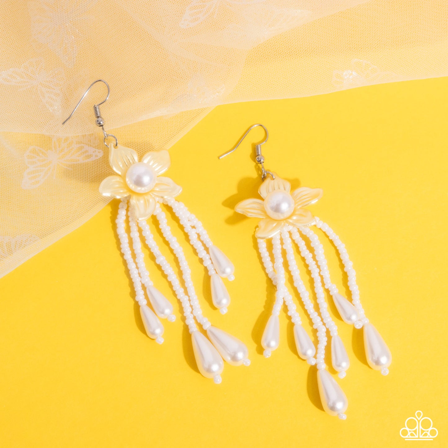 Paparazzi Earrings - Prom Personality - Yellow