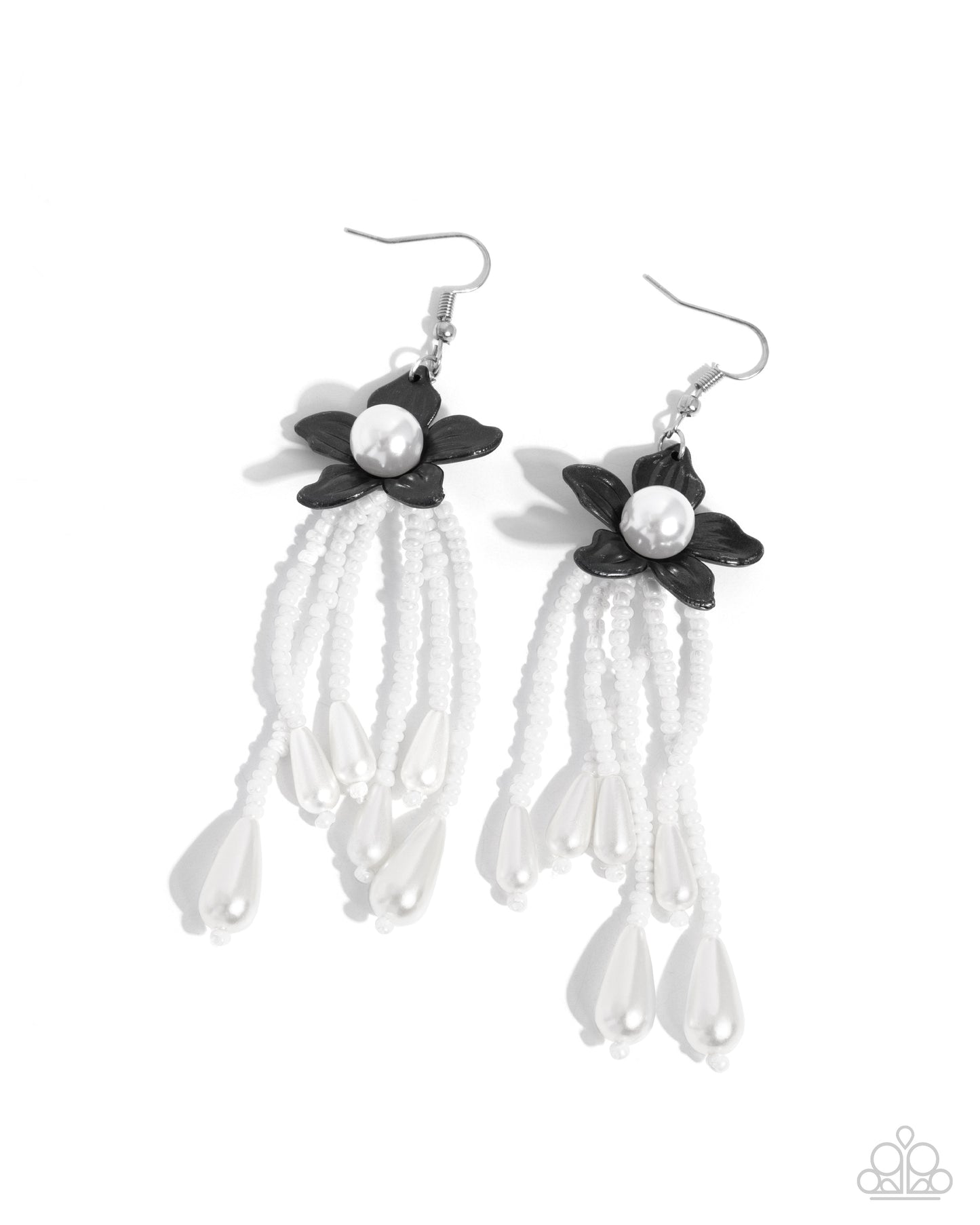 Paparazzi Earrings - Prom Personality - Black