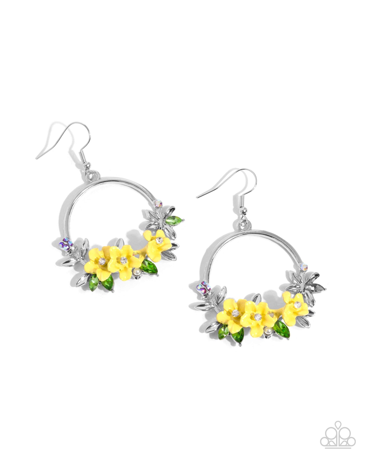 Paparazzi Earrings - Fairy Freestyle - Yellow