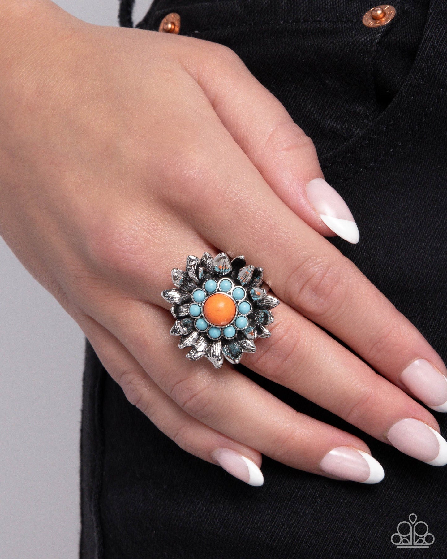 Paparazzi Rings - Screening Sunflower - Orange