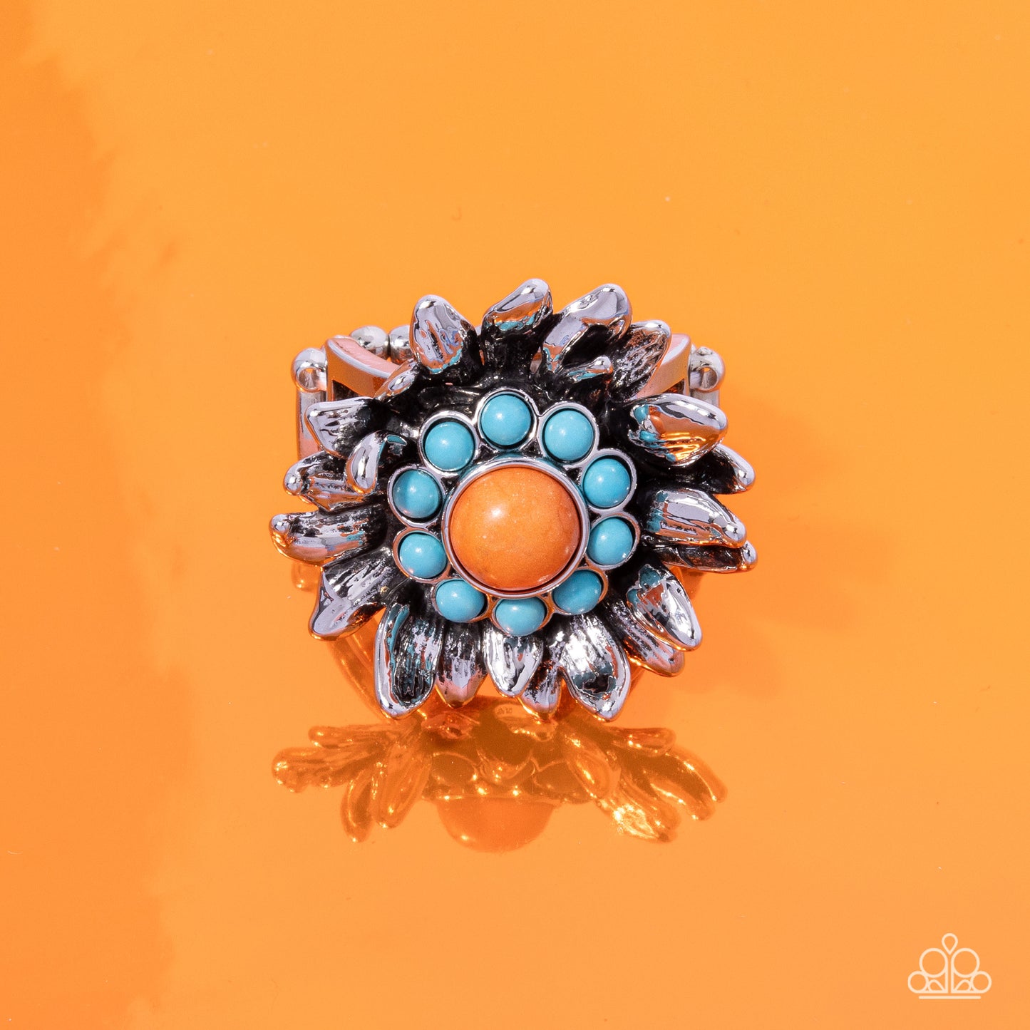 Paparazzi Rings - Screening Sunflower - Orange