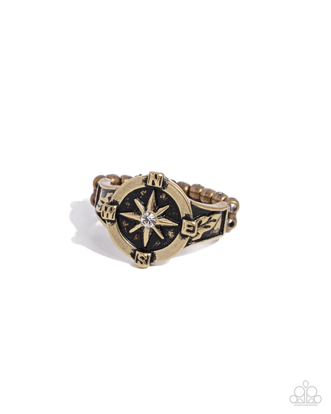 Paparazzi Rings - Cultured Compass - Brass