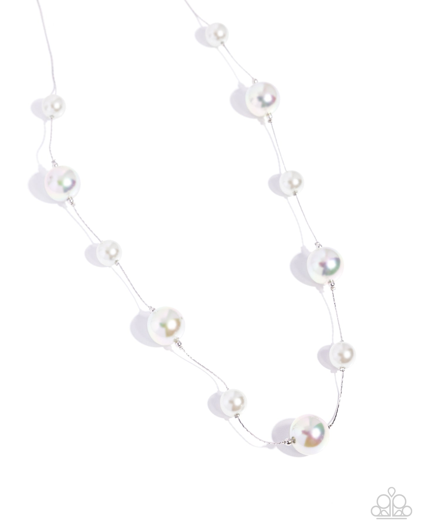 Paparazzi Necklaces - Park Avenue Pearls - Silver